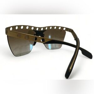 PRADA Sunglasses Brushed Gold Metal